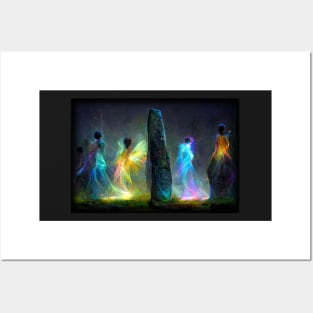 Standing stones fairies 3 Posters and Art